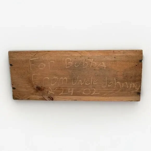 Vintage Farmhouse Wood Utility Cottage Tool Box Garden Tote 18” x 7” x 5.5” - Picture 5 of 5